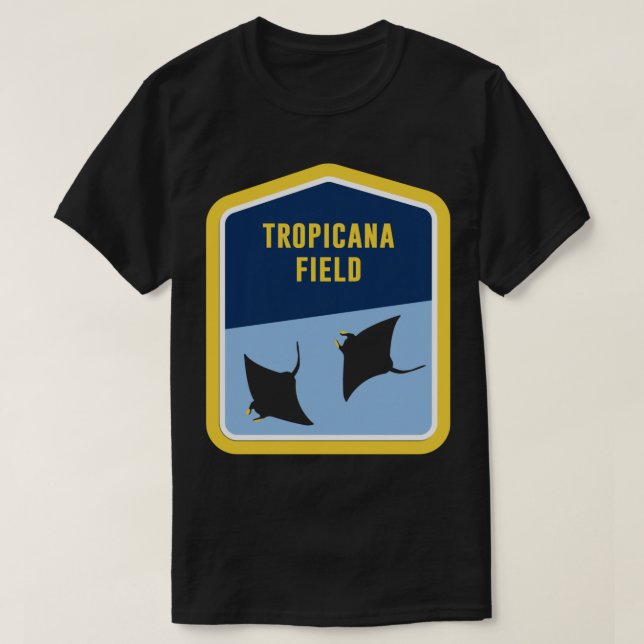 Tropicana Field Sticker T-Shirt (Design Front)
