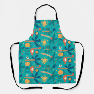 Tropicana Watercolor Apron