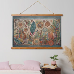 Tropicla Boho Art Panel Wall Hanging Tapestry