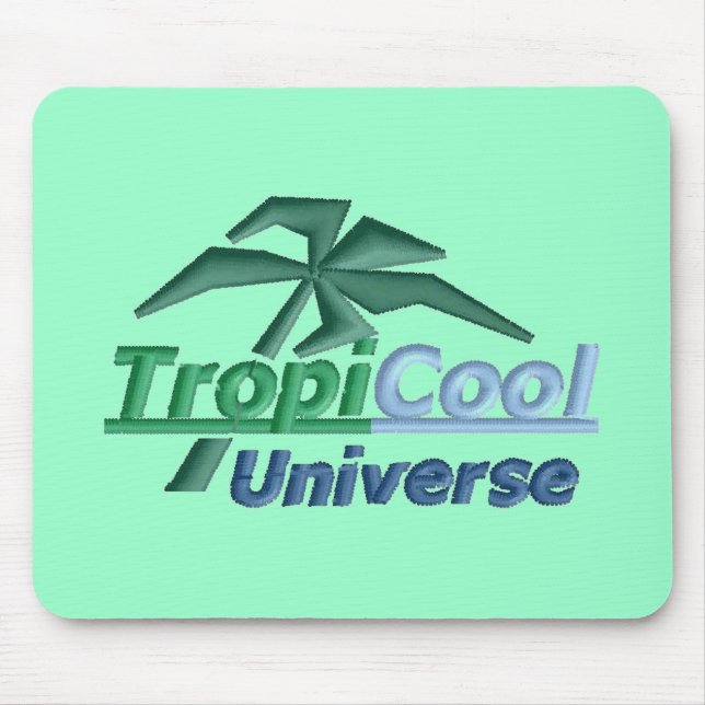 TropiCoolUniverse mousepad (green) (Front)