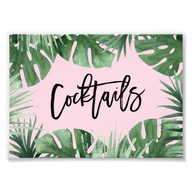 Tropics Cocktails Print (Front)