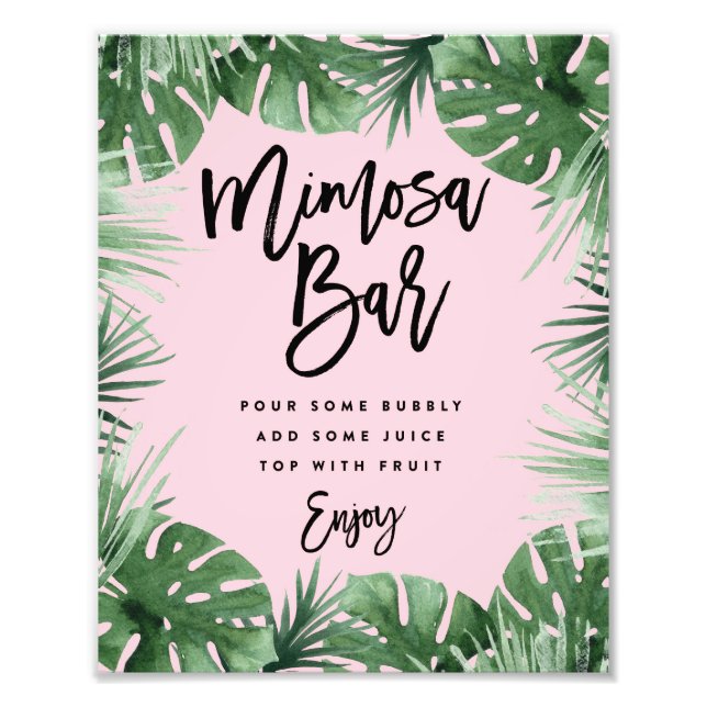 Tropics Mimosa Bar Print (Front)