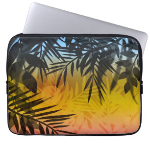 tropics, summer laptop sleeve