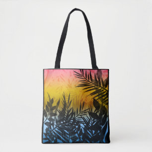 tropics, summer tote bag