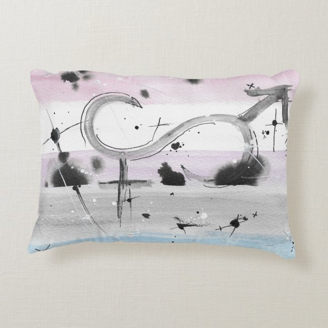 TROS Genderfluid Decorative Cushion (Back)