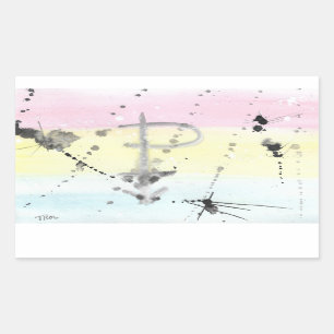 TROS Pansexual Pride Flag stickers