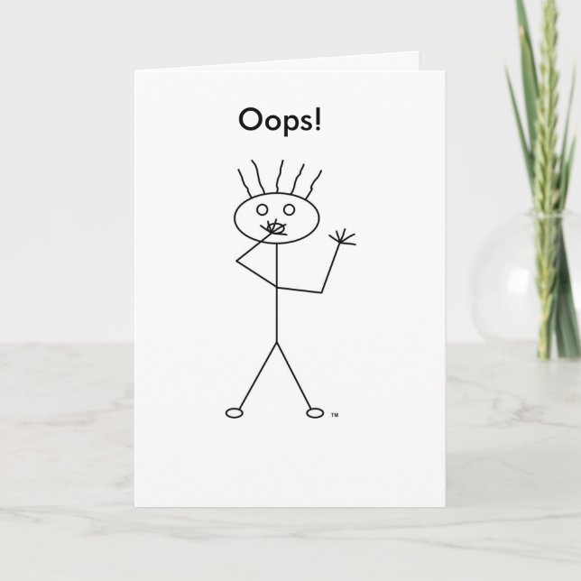 Trottel, Oops! Card (Front)