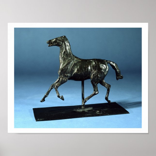 Trotting Horse (bronze) Poster (Front)