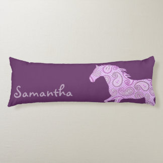Trotting Horse Holiday Christmas Body Cushion