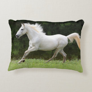 Trotting Horse Holiday Christmas Decorative Cushion