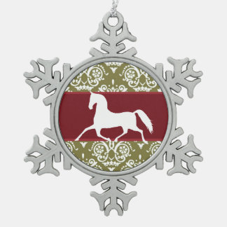 Trotting Horse Holiday Christmas Ornament