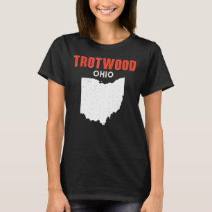 TROTWOOD Ohio USA State America Travel Ohioan T-Shirt