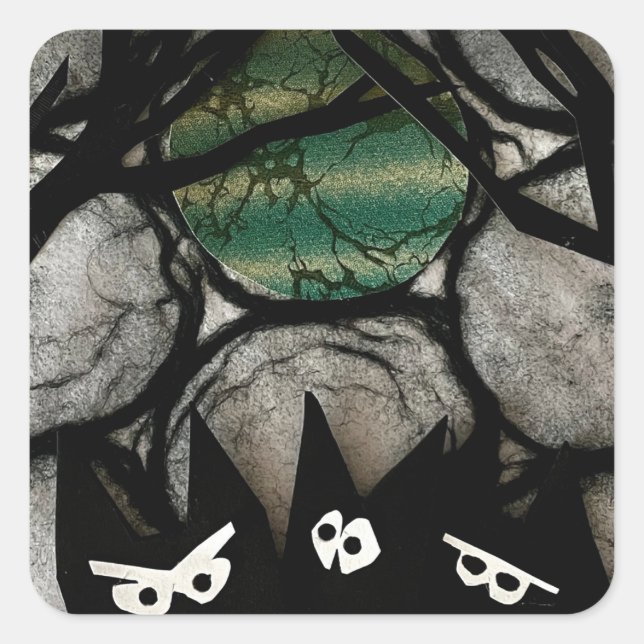 Trouble Square Sticker (Front)