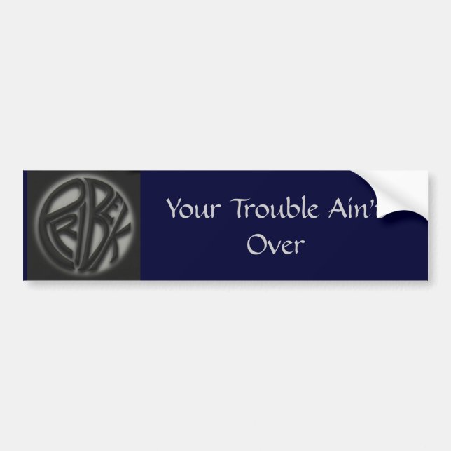 Trouble Sticker (Front)