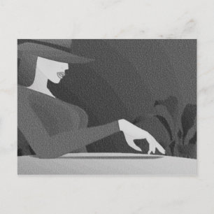 Trouble Waits for Me 3 - Postcard