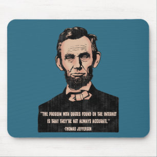 Trouble With Quotes Mouse Pad