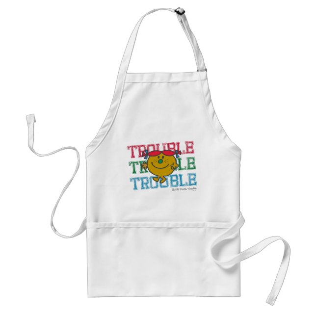Trouble x3 standard apron (Front)