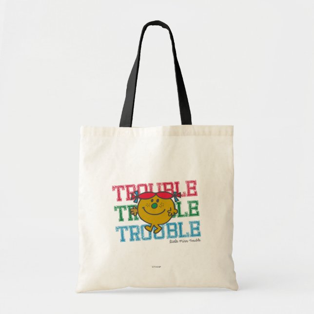 Trouble x3 tote bag (Front)