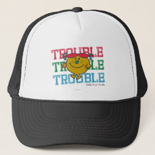 Trouble x3 trucker hat