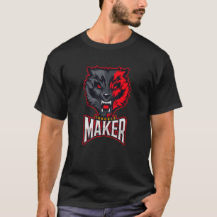 Troublemaker Attitude Rebel Wolf  1 T-Shirt