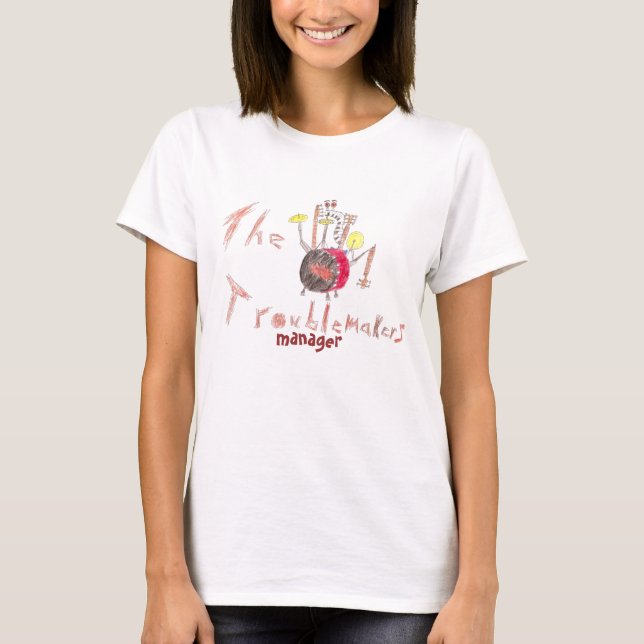 Troublmakers light tshirts - Customised (Front)