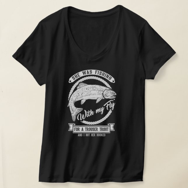 Trouser Trout Fishing T-Shirt (Laydown)