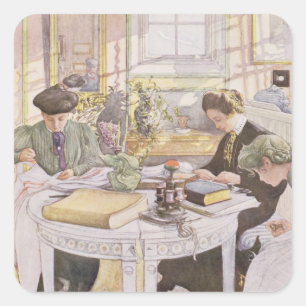 Trousseau, pub. in 'Lasst Licht Hinin'(`Let in Mor Square Sticker