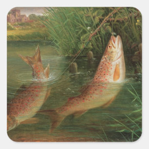 Trout at Winchester Square Sticker