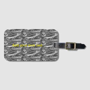 Trout, bass, and crappie three fish favourites lu luggage tag