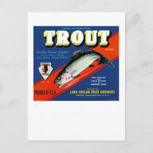 Trout Brand Postcard