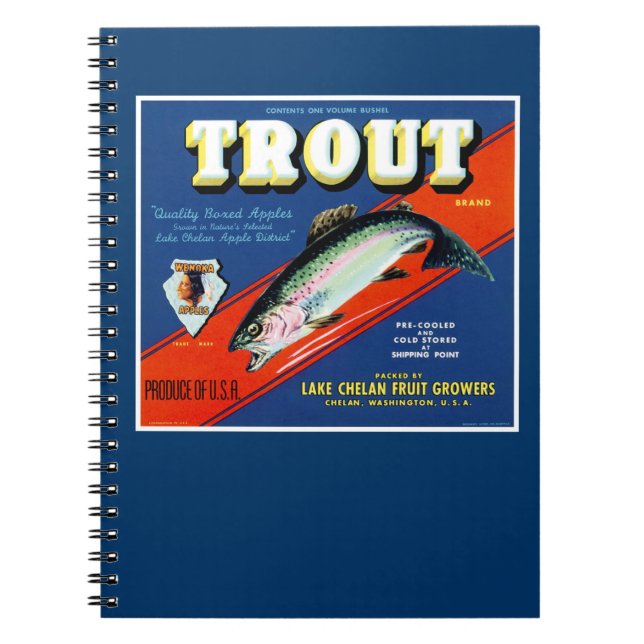 Trout Brand Spiral Notebook (Front)