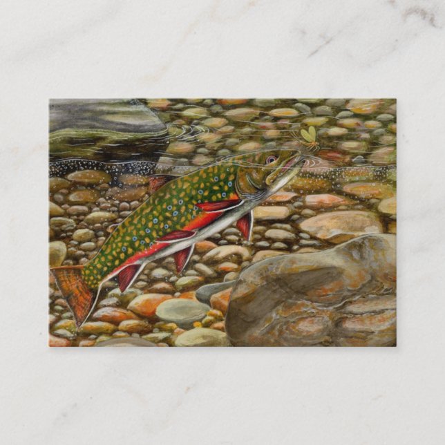 TROUT Business Card Template (Front)