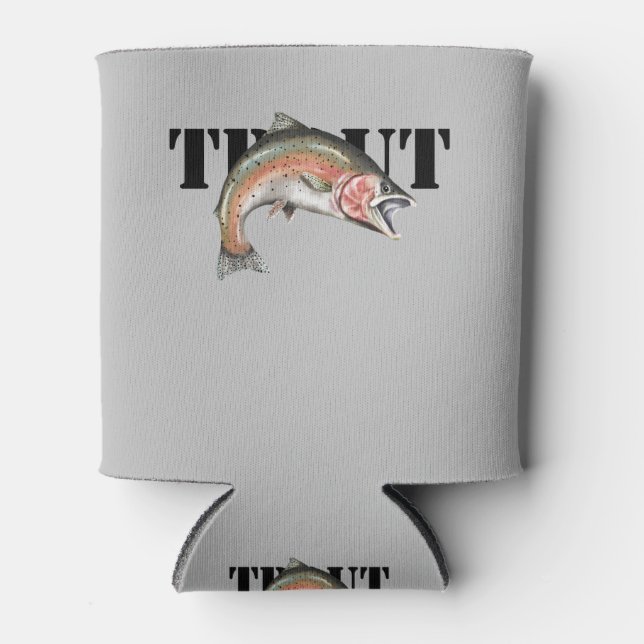 Trout Can Cooler (Front)