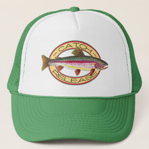 Trout Catch & Release Fishing Trucker Hat