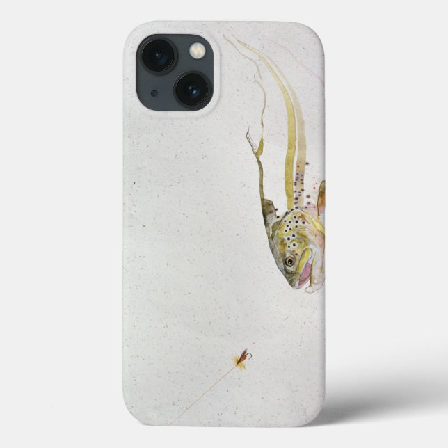 Trout chasing a fisherman's fly Case-Mate iPhone case (Back)