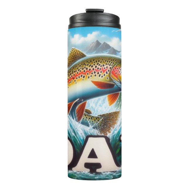 Trout Dad Thermal Tumbler (Front)