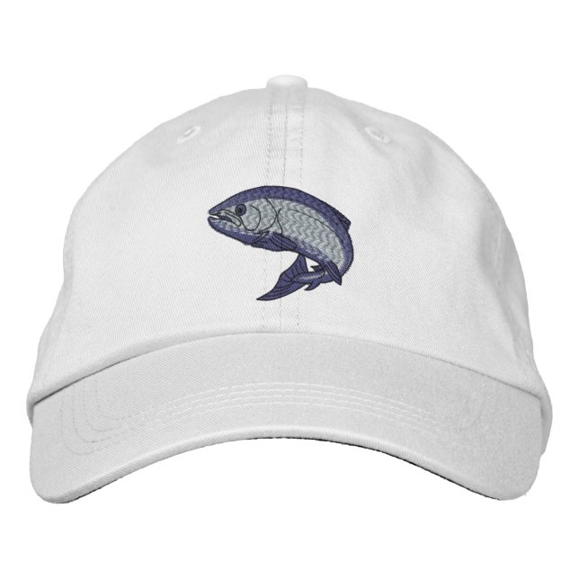 Trout Embroidered Hat (Front)