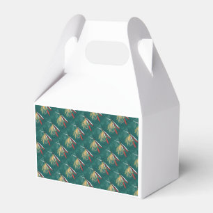 "Trout Fin" Trout Fly tiled wet fly on green       Favour Box