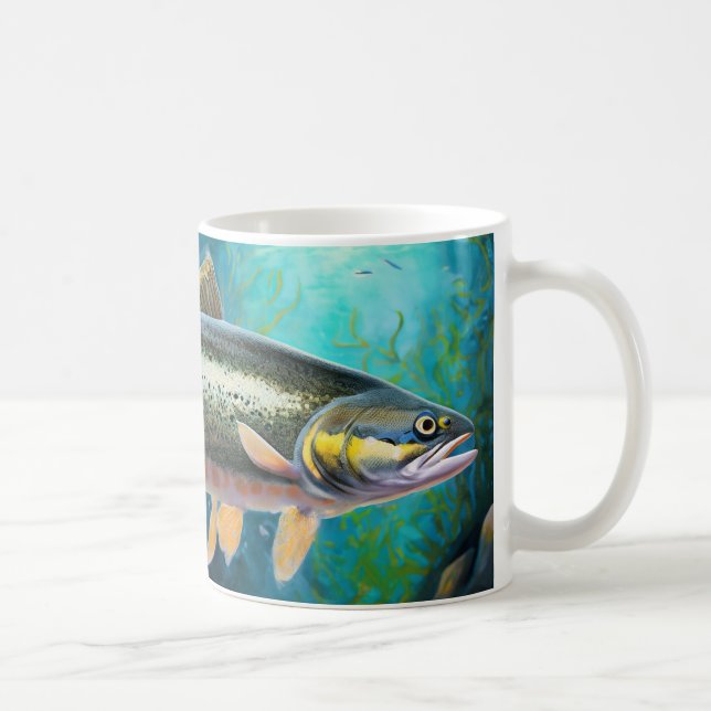 Trout Fish Fishing Mug (Right)