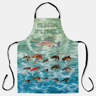 Trout Fish & Flies Apron