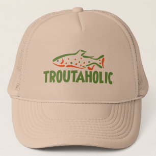 Trout Fisherman Fishing Trucker Hat