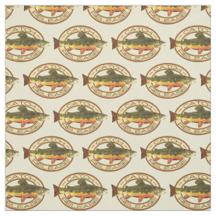 Trout Fisherman's Catch and Release Fabric