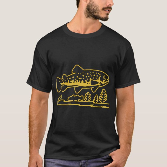Trout Fishing Adventure T-Shirt (Front)