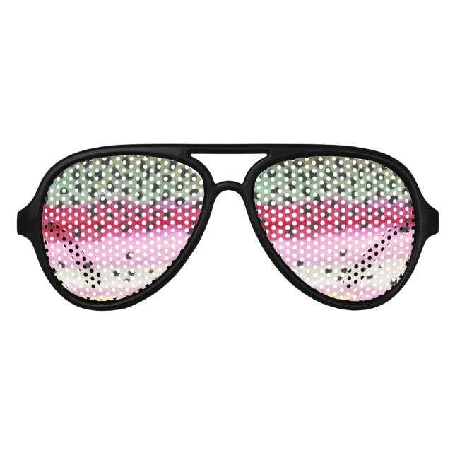 Trout Fishing Aviator Sunglasses (Front)