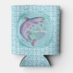 Trout Fishing  Can Cooler