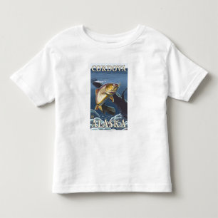 Trout Fishing Cross-Section - Cordova, Alaska Toddler T-Shirt