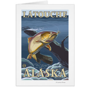 Trout Fishing Cross-Section - Latouche, Alaska