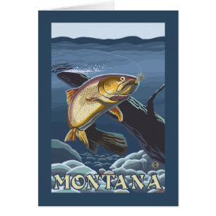 Trout Fishing Cross-Section - Montana