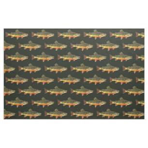 Trout Fishing Fabric
