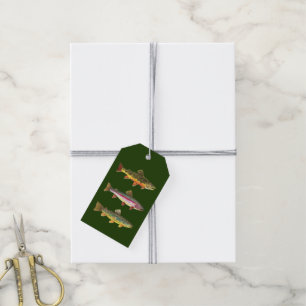 Trout Fishing Gift Tags